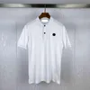 Shirts for Men's T-shirts Summer Fashion Designer Letter Embroidery Shirt Mens Clothing Short Stones Island 888ss 2023