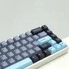 173キー/セットGMK 80082キーキャップチェリープロファイルMXスイッチ用のブルーキーキャップメカニカルキーボードゲームABSダブルショット