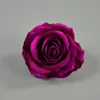 20 pezzi teste di fiori di rosa di seta rosa vivida di velluto per la decorazione di interni di nozze piante finte decorative per la casa