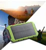 سعر المصنع! 20000mAh Novel Solar Power Bank Ultra-Shin-Rounproof Power Banks 2A إخراج الهاتف الخليوي شاحن الطاقة الشمسية الطاقة الشمسية