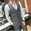 Mens Vests M5xl Plus Size Mens Slim Fit Mens Suit Vest Casual Suit Vest Man Formella busins ​​Vests Male Waistcoat Gilet Homme XXXXXL 230313