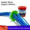 CAT6 Cable Check Combint Cable Управление инструментом 6 категория 36HOLEST Ethernet Capert Compure Room Cable Organizer 20 мм толщиной