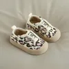 First Walkers Infant Toddler Shoes Autumn Girls Boys Casual Canvas Shoes Children Soft Bottom Non-slip Leopard Kids Baby First Walkers Shoes 230314