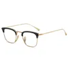 Lunettes de soleil de luxe pour hommes et femmes Lunettes à sourcils en titane pur Tortue Wannian japonaise 1112 la même plaque grande monture de lunettes d'artefact facial uni