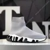 Speed ​​Socks 2023 Designer Sock Buty Buty Casual Buty platforma Knit Socks Black White Treaker Wave Fala Mid-Top Sneakers Botowce Sneaker