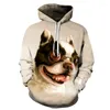 Heren hoodies anime honden sweatshirts mannen tracksuit herfst jassen streetwear jas 3d prints pullover dieren hoodie Europeaan maat 6xl