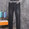 Jeans pour hommes Designer Casual Pantalons Luxe Broderie Lavage Hommes Femmes Hip-Hop À La Mode Jambe Droite Fermeture Éclair Contrôle D'accès Noir Pantalon De Survêtement Lâche taille 42 BEYM