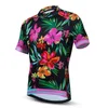 Vestes de course respirant à séchage rapide maillot ajusté fermeture éclair complète descente descente cyclisme maillots à manches courtes avec poche