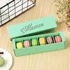 Macaron 6 Opakuje mini -babeczki z pudełkiem na szuflady na imprezę czekoladową pudełko DH3200