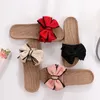 GAI Mntrerm Casual Sneakers for Home Slippers Summer Bow-knot Soft Floor Woman Indoor Flats Shoes Cute Linen Slipper Terlik 230314 GAI