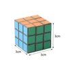 Magic Cubes 3cm Mini Size Mosaic Puzzle Cube تململ فسيفساء لعبة ألغاز ألعاب الأطفال.