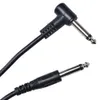 Гитарный AMP Cable 3M Электрический патч -шнур -гитарный усилитель Amp Guitar Cable с двумя штекаторами черными