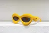Lyxdesigner högkvalitativa solglasögon 20% rabatt på Luo Ins Net Red med samma personlighet Dudu Double Lip LW40097