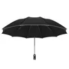 Paraplu's paraplu's winddichte regen automatisch vouwen dames mannen omgekeerde parasol reizen outdoor luxe duurzame auto draagbaar 230314
