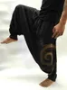 Heren Broek Casual Elastische Taille Baggy Hippie Yoga Harem Mannen Boho Gypsy Aladdin Alibaba 230314