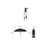 Umbrellas Vintage Luxury Brand Camellia Woman Umbrella Sunscreen Travel Wind Resistant Girl Female Parasol 3 Folding Outdoor Men Paraguas 230314