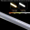 Bulbes tube LED Light intégré 20w 57 cm lampe à paroi fluorescente de vapeur Lampara Cuisine Cold White / chaud 110V 220Vled