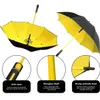 Paraplu's oversized lange handgreep Paraplu Dubbellaags Winddichte versterkte Umbrella Familie Outdoor Travel Paraplu Visserij Camping 230314