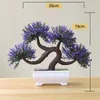 Decorative Flowers Simulation Artificial Plants Bonsai Small Tree Pot Fake Plant Potted Ornaments For Home Room Table Decoration El Garden