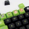 XDA keycapsプロファイルPBT染料 - サブアニメキーキャップメカニカルゲームキーボードMXスイッチDIYカスタムブラック135キーキャップ