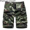 wangcai01 Men's Shorts For 2023 Summer New Mens Casual Trouers Beach Green Camouflage Shorts Military Cargo Work Man Short Pants OverSize 29-40 0314H23