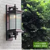 Vägglampor kinesisk stil utomhus lampa vattentät gemenskapsgrind villa balkong yttre innergård