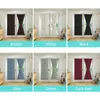 Curtain 2 Panel French Door Curtains With Rod Pocket Tie Back Indoor Sun Blocking Privacy Grommet Blackout For Windows