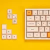 XDA Key Caps 140 Keys PBT Dye-Sublimation dla 104 klawisze mechaniczne klawiatura miodowe Mleko Spersonalizowane japońskie akcesoria klawiszy