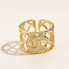 Bands Anneaux de mode printemps Lady Rings Love Love Charms Bijoux de mariage Supplies de bijoux 18k Plaque d'or Anneau réglable en gros ZG150