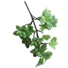 Decorative Flowers Artificial Leaf Stem DIY Chinese Ilex Plant Fake Flower For Wedding