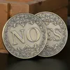 Kunstvaartuigen Ja of geen geluksbesluit Coin Bronze herdenkingsmeld Retro Home Decor Classic Magic Home Decoratie