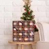 Party Decoration 16pcs/set 6cm Christmas Tree Balls Hanging Xmas Ornaments Wedding Festival Home