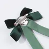 Clip per capelli Barrettes Solid Color Velvet Clip Woms Girls Rhinestone Bow Hairpin Hairpins Vintage Barrette Tie Accessori per feste