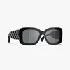 5A Eyewear CC5483 Occhiali da sole rettangolo Designer sconto Eysglass 100% UVA/UVB Eygglasses con occhiali borse Box Fendave