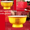 Bols 1PC chinois de bon augure rouge bol d'anniversaire cuillère à soupe Jingdezhen céramique os chine riz vaisselle ensemble cadeau boîte vaisselle