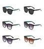 Lunettes de soleil de mode Homme Femme Designer Lunettes de soleil Plein cadre Lunettes Lunettes rondes Adumbral Plage Tourisme Collocation 6 Style Avec Boîte