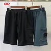 Summer Men's Stones Island Shorts Joggers Pants for Men Mężczyzna spodnie Solidny czarny niebieska bawełniana marka Projektant Luksusowy Nowy ruch 625ess