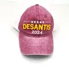 5 Cores DeSantis Party Supplies Cap algodão -chapéu de beisebol 2024 incipiente