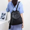 Women Men Backpack Style Genuine Leather Fashion Casual Bags Small Girl Schoolbag Business Laptop Backpack Charging Bagpack Rucksack Sport&Outdoor Packs 810