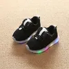 First Walkers Fashion Mesh Breathable Infant Tennis Glowing LED Lighted First Walkers Toddlers s Baby Boys Girls Shoes Sneakers 230314