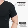 Мужские футболки Мужские модальные поторопозивные против противопорочнопоточного пота