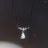 Anhänger Halsketten Koreanische Aushöhlen Liebe Frauen Geometrische Kurze Halskette Schlüsselbein Kette Colliers Party Einfache Mode Schmuck