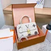 Multicolor Womens Messengner Bags Designer Crossbody Emboss Letter Flower Shoulder Bag Luxurys Unisex Handbags Purses with Box