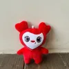 Porte-clés en peluche dessin animé Animal deux fois Momo poupée porte-clés pendentif porte-clés en peluche