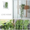 Decorative Flowers & Wreaths Simulation Plant Artificial Rattan Home Decoration Wall Hanging Climbing Green For Wedding Garden Party DecorDe