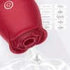 Vibratori Clitoride Stimolazione del clitoride Silicone Negozio del sesso per adulti Sexy Forma di fiore rosa Succhiare Vibrazione giocattolo Vibratore Ventosa per donna Donna 230404