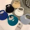 Designer för män och kvinnor med öppen hatt solskyddshatt med öppen hatt spänne utomhus fiskedräkt baseballkeps