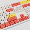 134 klucze DIY Niestandardowy różowy kota Keycap xda Profilu PBT Śliczne keykaty dla MX Switch Gaming Caps dla Annie