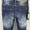 Mens Luxury Designer Denim Jeans d2 dsq2 dsquare 2 Holes Trousers COOLGUY Biker Pants Clothing H0TB