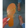 Casual Fashion Summer Outdoor Shoes Beach Bekväm platt botten Kvinnans sandaler och tofflor 230314 GAI 54219